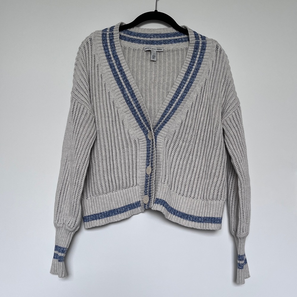 Cotton by Autumn Cashmere Knit Cardigan Sweater